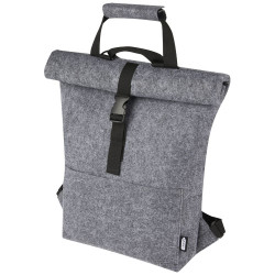 Bolsa para bicicleta enrollable de fieltro reciclado GRS de 13 L Felta