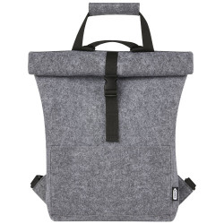 Bolsa para bicicleta enrollable de fieltro reciclado GRS de 13 L Felta