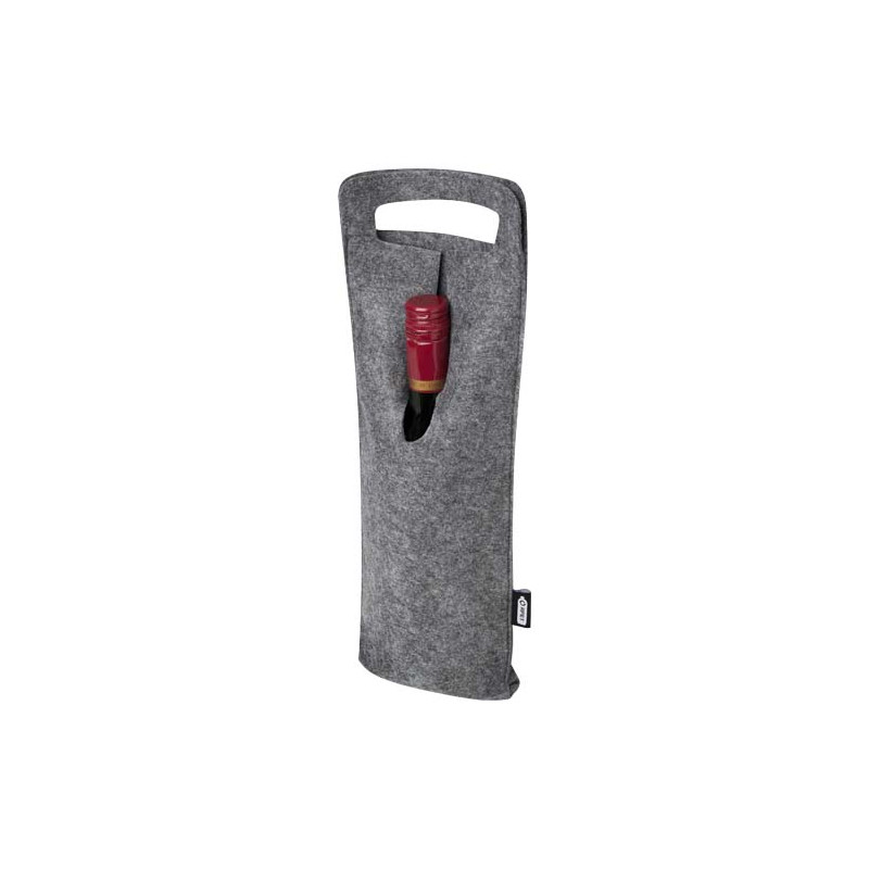 Bolsa de vino de fieltro reciclado GRS de 75 cl Felta