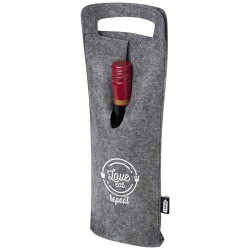 Bolsa de vino de fieltro reciclado GRS de 75 cl Felta