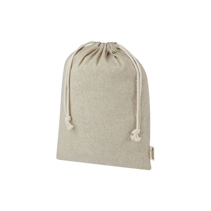 Bolsa de regalo grande de 4 l de algodon reciclado GRS de 150 g m Pheebs