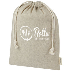 Bolsa de regalo grande de 4 l de algodon reciclado GRS de 150 g m Pheebs