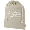Bolsa de regalo grande de 4 l de algodon reciclado GRS de 150 g m Pheebs