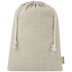 Bolsa de regalo grande de 4 l de algodon reciclado GRS de 150 g m Pheebs