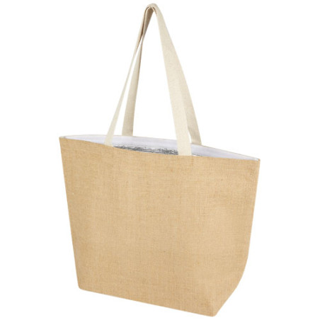 Bolsa Tote isotermica de yute de 300 g m de 12 L Juta
