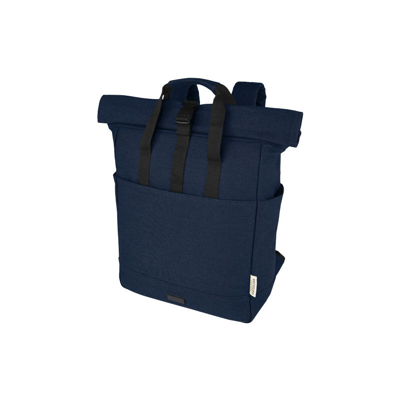 Mochila enrollable de 15 L para portatil de 15 de lona reciclada GRS Joey