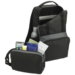 Mochila para portatil de 15 reciclada GRS en dos tonos de 14 L Trailhead