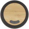 Altavoz de bambu RPET BluetoothR y base de carga inalambrica Ecofiber