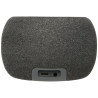 Altavoz de bambu RPET BluetoothR y base de carga inalambrica Ecofiber