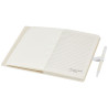 Set de libreta de referencia de tamano A5 y boligrafo fabricados con cartones de leche reciclados Dairy Dream