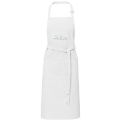 Delantal con tira ajustable para el cuello de 240 g m Andrea