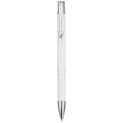 Boligrafo de aluminio reciclado Moneta tinta negra