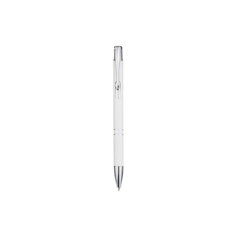 Boligrafo de aluminio reciclado Moneta tinta negra