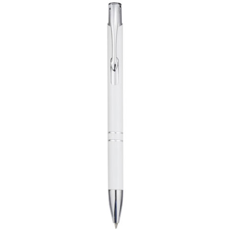 Boligrafo de aluminio reciclado Moneta tinta negra