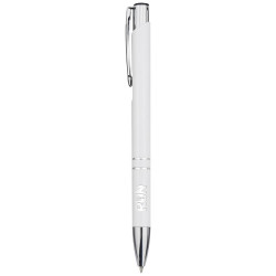 Boligrafo de aluminio reciclado Moneta tinta negra
