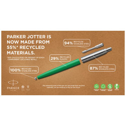 Boligrafo Parker Jotter Recycled tinta azul