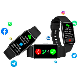 Pulsera inteligente multideporte con GPS Prixton AT806