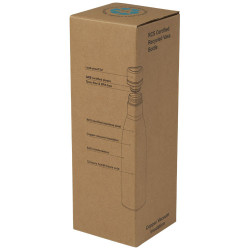 Bidon con aislamiento al vacio de 500 ml de cobre de acero inoxidable reciclado con certificacion RCS Vasa