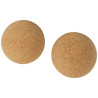 Pelota de corcho para yoga Trikona Set dos unidades