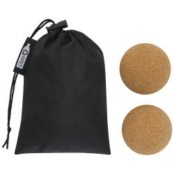 Pelota de corcho para yoga Trikona Set dos unidades