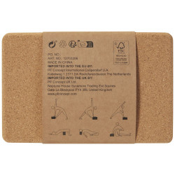 Bloque de corcho para yoga Trikona