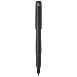 Pluma estilografica de aluminio reciclado Lucetta tinta negra