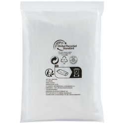 Poncho de lluvia desechable de material reciclado con bolsa de almacenamiento Mayan