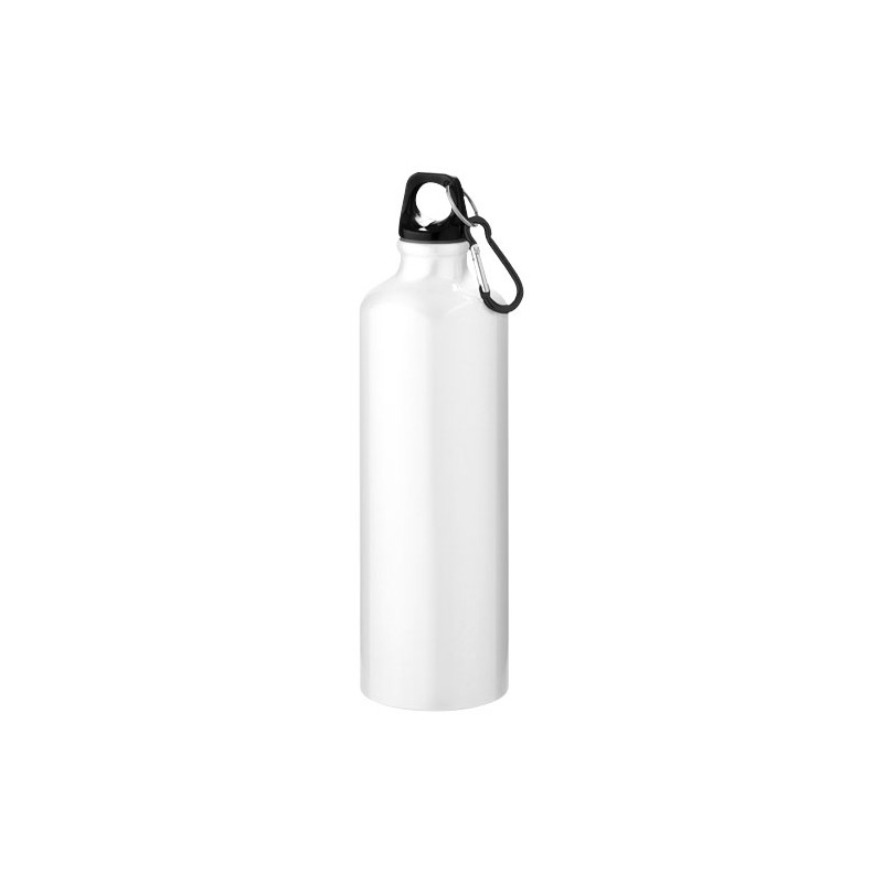 Botella de 770 ml de aluminio reciclado con certificado RCS con mosqueton Oregon