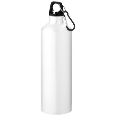 Botella de 770 ml de aluminio reciclado con certificado RCS con mosqueton Oregon