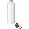 Botella de 770 ml de aluminio reciclado con certificado RCS con mosqueton Oregon