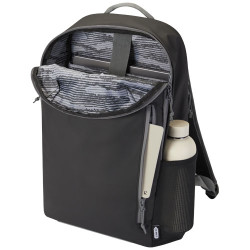 Mochila para portatil de 15 de material reciclado GRS resistente al agua de 21 l Aqua
