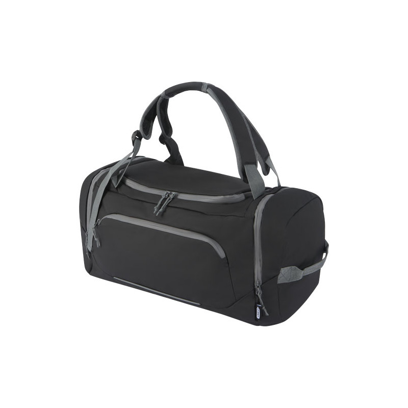 Mochila de lona resistente al agua de material reciclado GRS de 35 l Aqua
