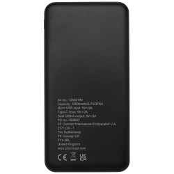 Bateria externa de plastico reciclado de 10 000 mAh Loop