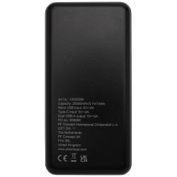Bateria externa de plastico reciclado de 20 000 mAh Loop