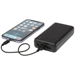 Bateria externa de plastico reciclado de 20 000 mAh Loop