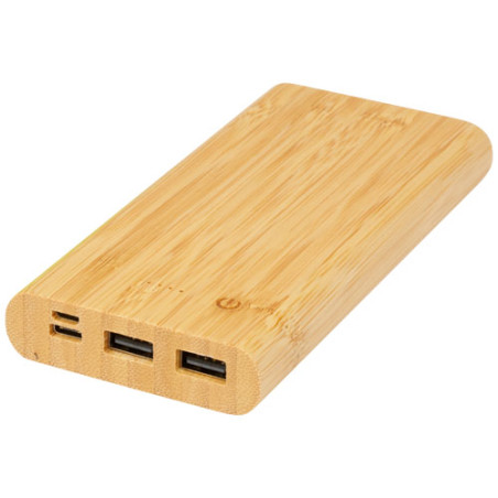 Bateria externa de 10000 mAh de bambu Tulda