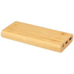 Bateria externa de 10000 mAh de bambu Tulda