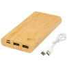 Bateria externa de 10000 mAh de bambu Tulda