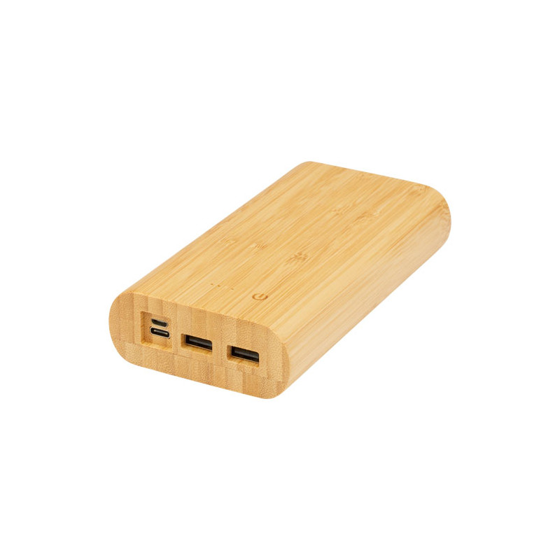 Bateria externa de 20000 mAh de bambu Tulda