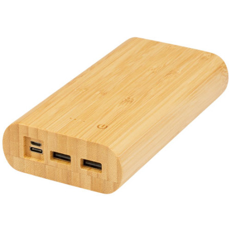 Bateria externa de 20000 mAh de bambu Tulda
