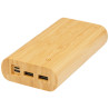 Bateria externa de 20000 mAh de bambu Tulda