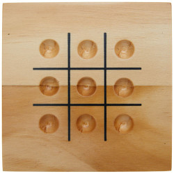 Juego 3 en raya de madera Strobus