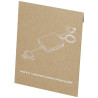 Llavero de bambu con cable de carga retractil 6 en 1 Reel