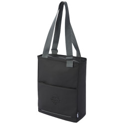 Bolsa Tote para portatil de 14 de material reciclado GRS resistente al agua de 14 l Aqua
