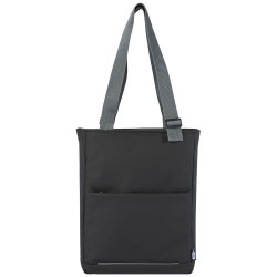 Bolsa Tote para portatil de 14 de material reciclado GRS resistente al agua de 14 l Aqua