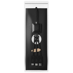Cable de carga 5 en 1 RPET con transferencia de datos SCX Design C45