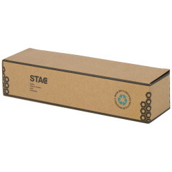 Linterna de plastico reciclado con mosqueton de bambu RCS Kuma