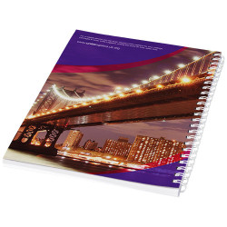 Cuaderno con espiral A4 con cubierta trasera impresa Desk MateR