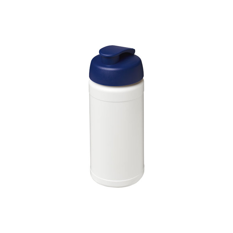 Bidon deportivo con tapa Flip de material reciclado de 500 ml Baseline