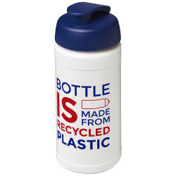Bidon deportivo con tapa Flip de material reciclado de 500 ml Baseline